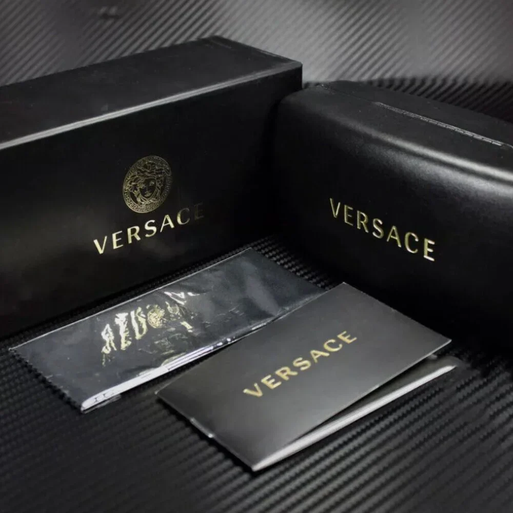 VERSACE Gold Yellow Men's 60 mm Sunglasses
